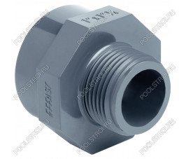 Муфта ПВХ Effast RERMGE020C редукционная, с внешней и внутренней резьбой d1/2 Муфта ПВХ Effast RERMGE020C редукционная, с внешней и внутренней резьбой d1/2