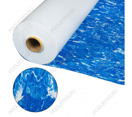 Лайнер Cefil Cyprus Darker (голубой мрамор) 1.65 х 25.2 м
